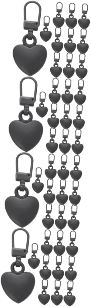 DOITOOL 3sets 12pcs Detachable Zipper Pulls Replacement Kit Easy to Use Zipper Sliders for Jackets Bags Boots and Suitcases and Replacement 12pcs*3
