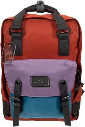 Doughnut Travel Laptop Backpack, Slim Durable Daypack Backpacks, Water Resistant 18L Bag for Men & Women Fits 14 Inch Notebook(GS BLOOD ORANGE)