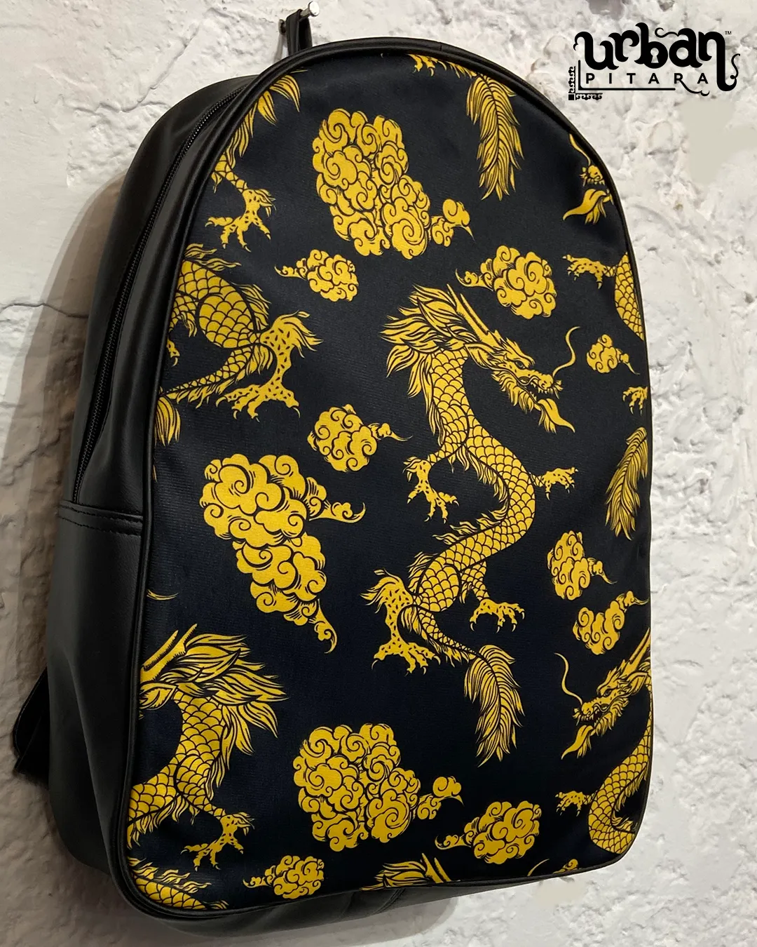 Dragon Master Faux Leather D Backpack