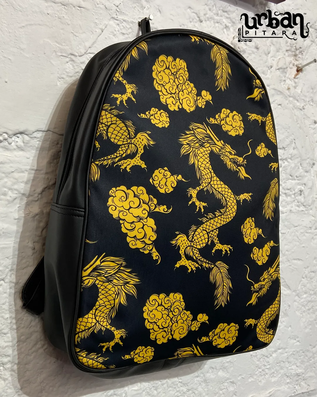 Dragon Master Faux Leather D Backpack