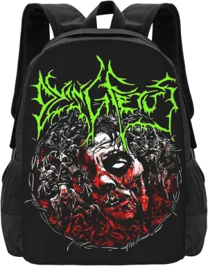 Dying Musics Fetus Band Backpack Large Capacity Backpacks Minimalist Leisure Travel Daypack 16.5 inch