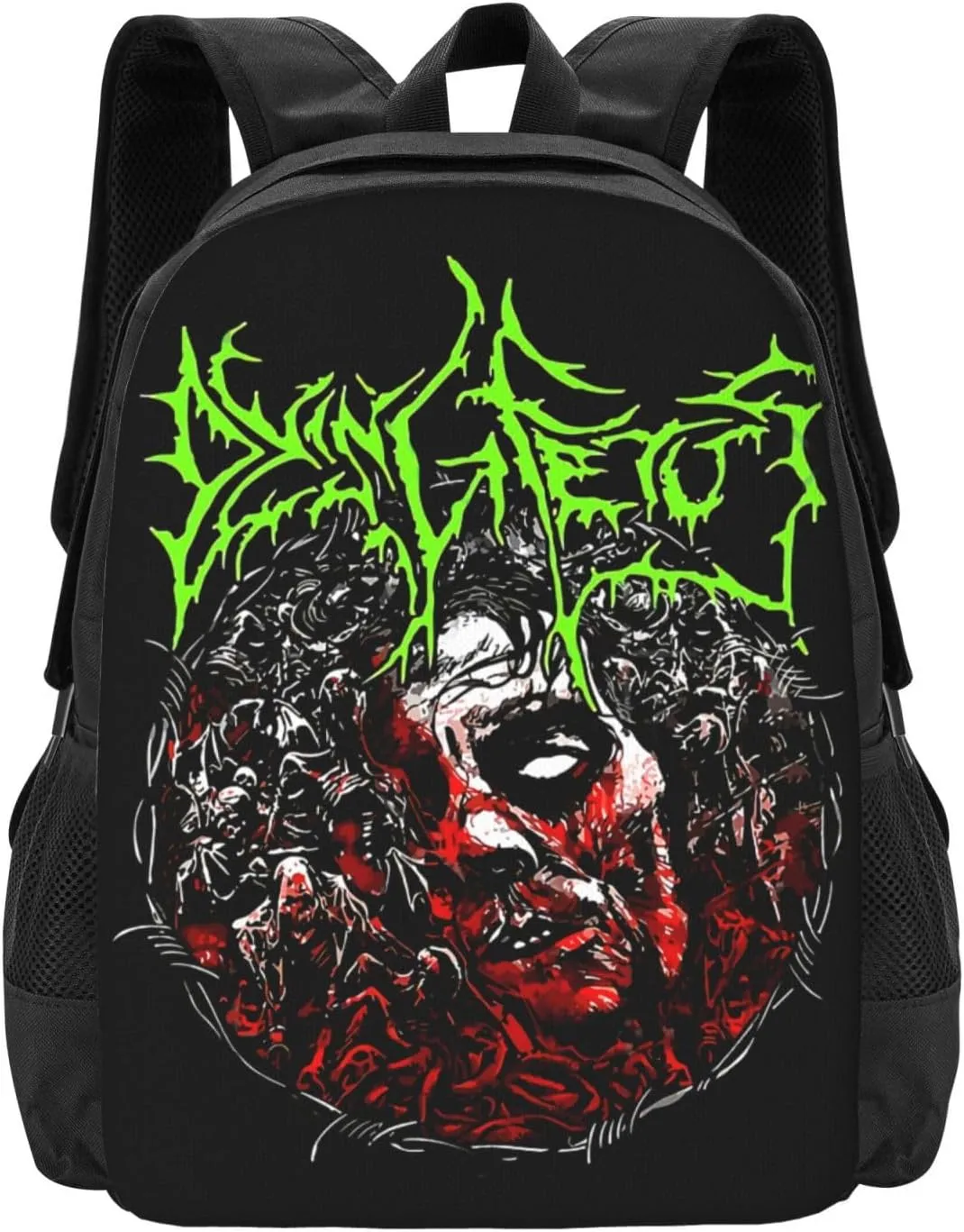 Dying Musics Fetus Band Backpack Large Capacity Backpacks Minimalist Leisure Travel Daypack 16.5 inch