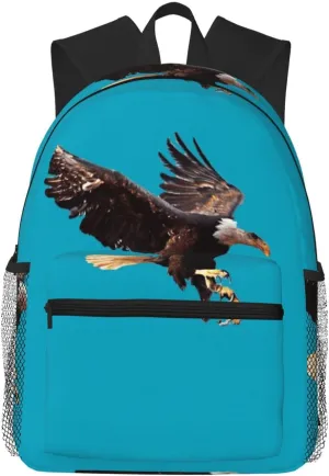 eagle print Lightweight and comfortable backpack Casual Laptop Backpack for Travel Hiking