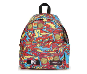 Eastpak Padded Pak'r MTV Backpack - Multicolor Orange