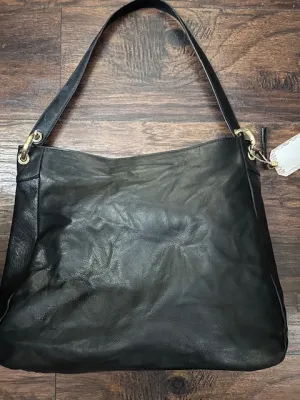 Ecotorie Blue Black Leather Handbag