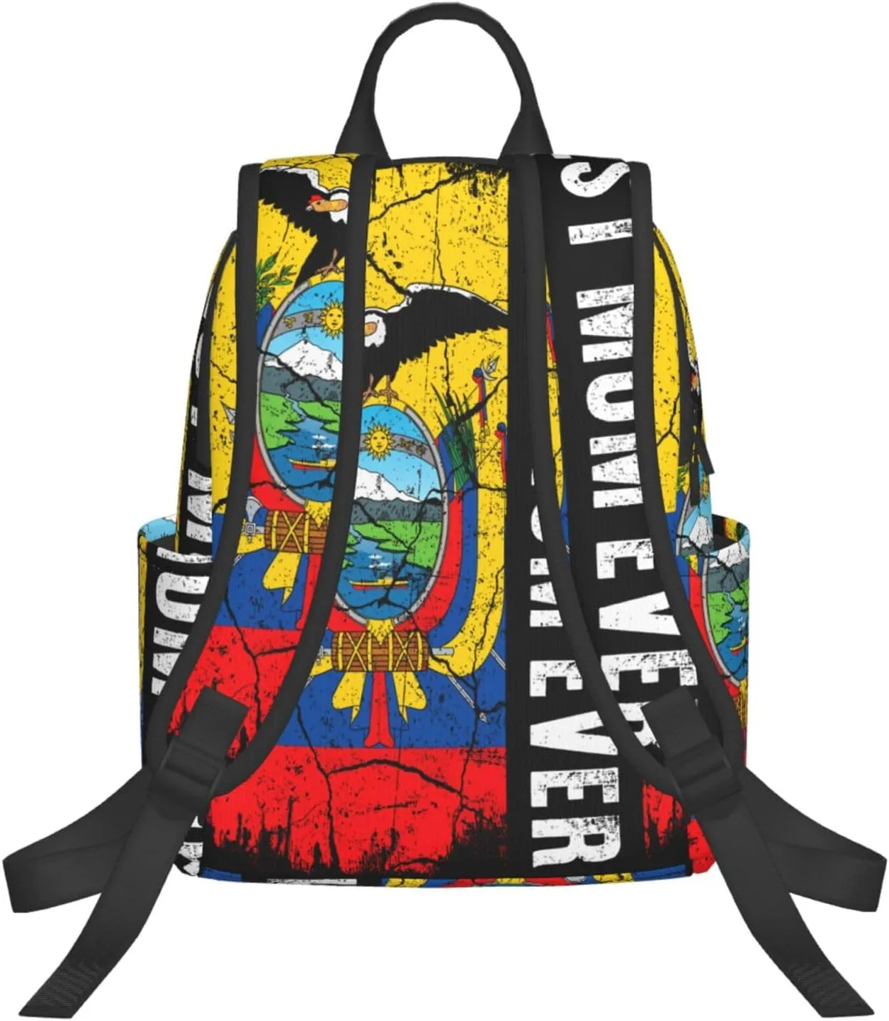 Ecuadorian Ecuador Flag Best Mom Ever Casual Backpacks Large Capacity Laptop Backpack Sports Fitness Rucksack Travel Carry-On Daypack Work Bag for Outdoor Camping