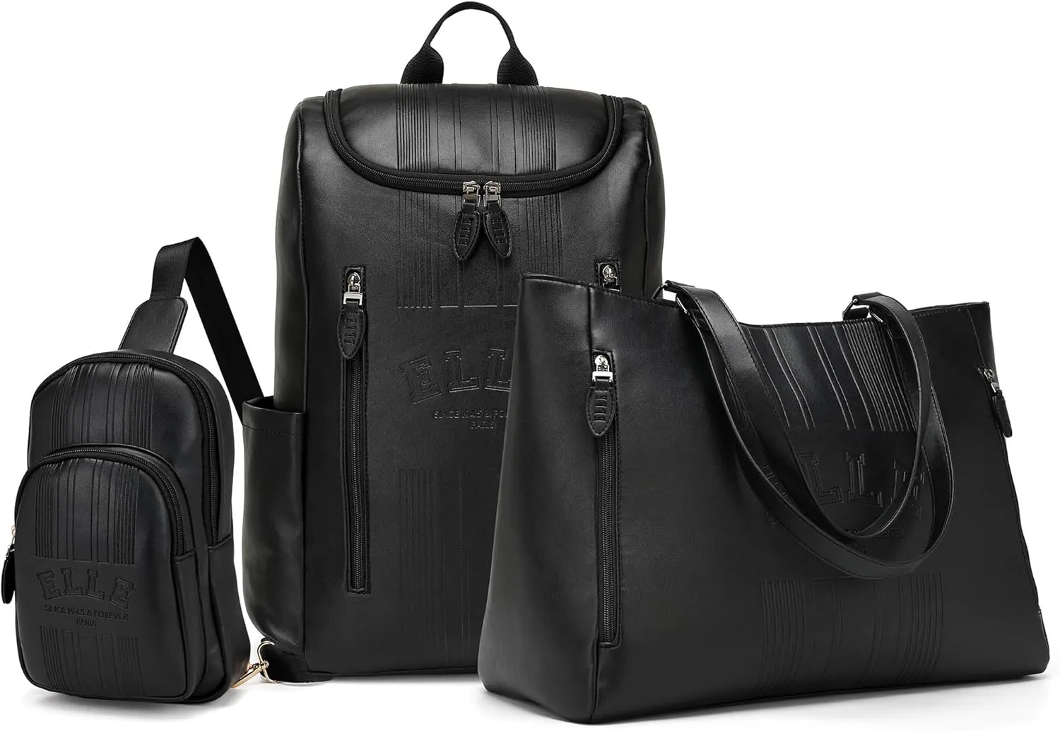 Elle Roamer 24L Vegan Leather Weekender Tote Bag