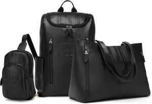 Elle Roamer 24L Vegan Leather Weekender Tote Bag