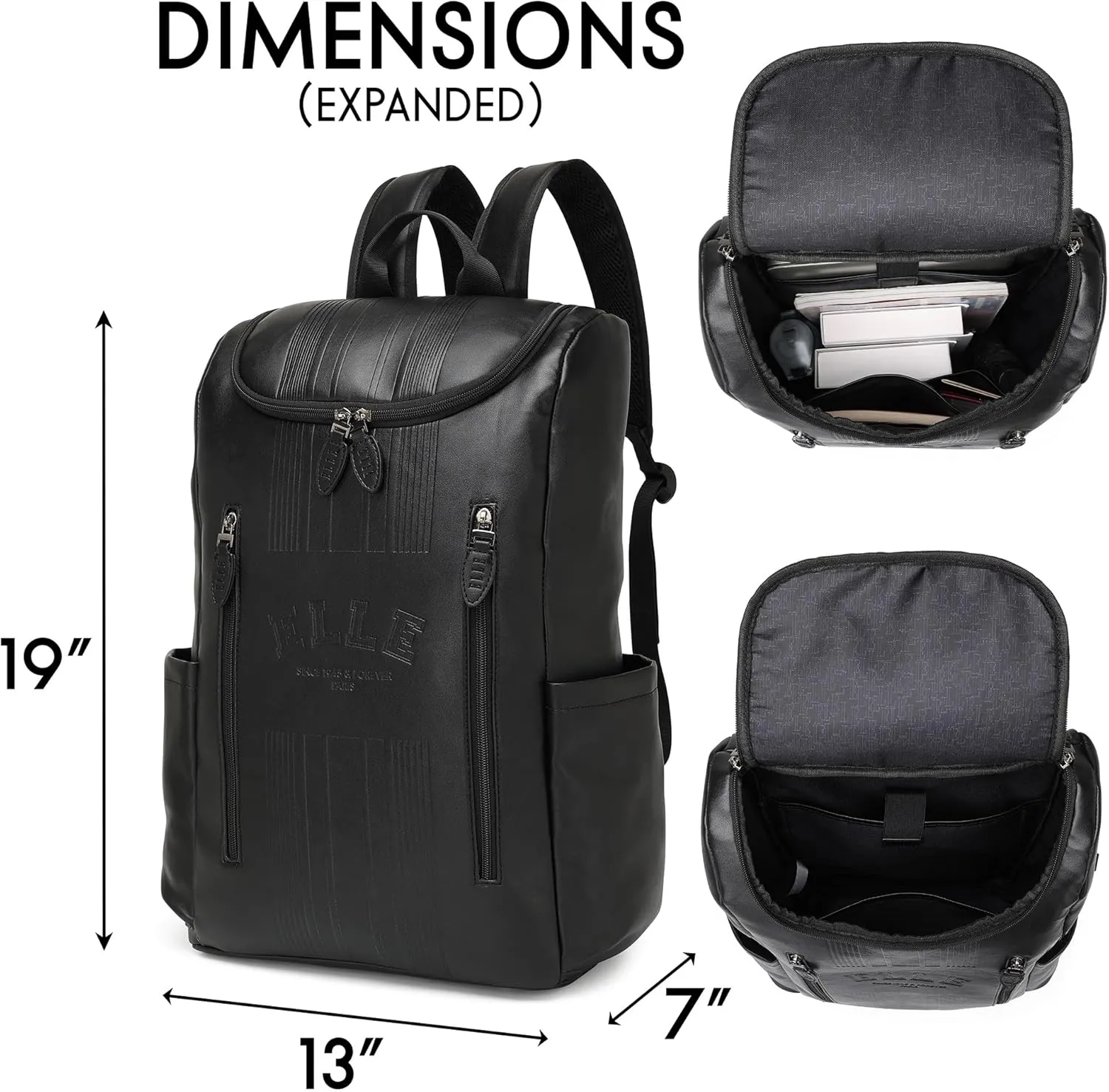 Elle Roamer 24L Vegan Leather Weekender Tote Bag