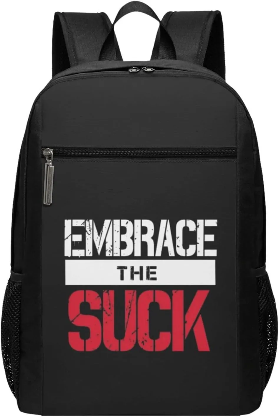 Embrace The Suck Travel Laptop Backpack, Business Anti Theft Slim Sturdy Laptops Backpacks, College Computer Bag Gift for Men & Women Fits 17 Inch Notebook,Black