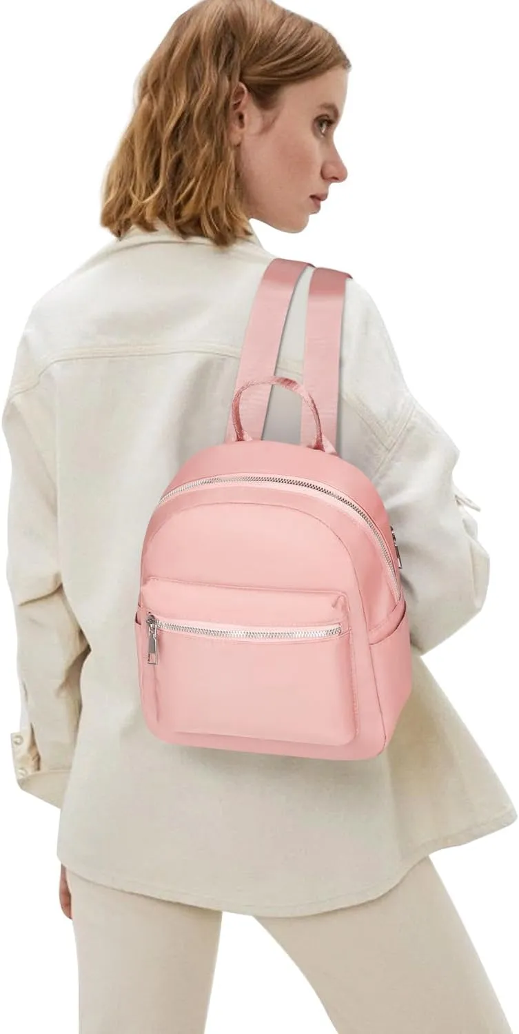 Etercycle Mini Backpack Purse for women, Small Backpack Purse, Shoulder Bag for Travel (Pink)
