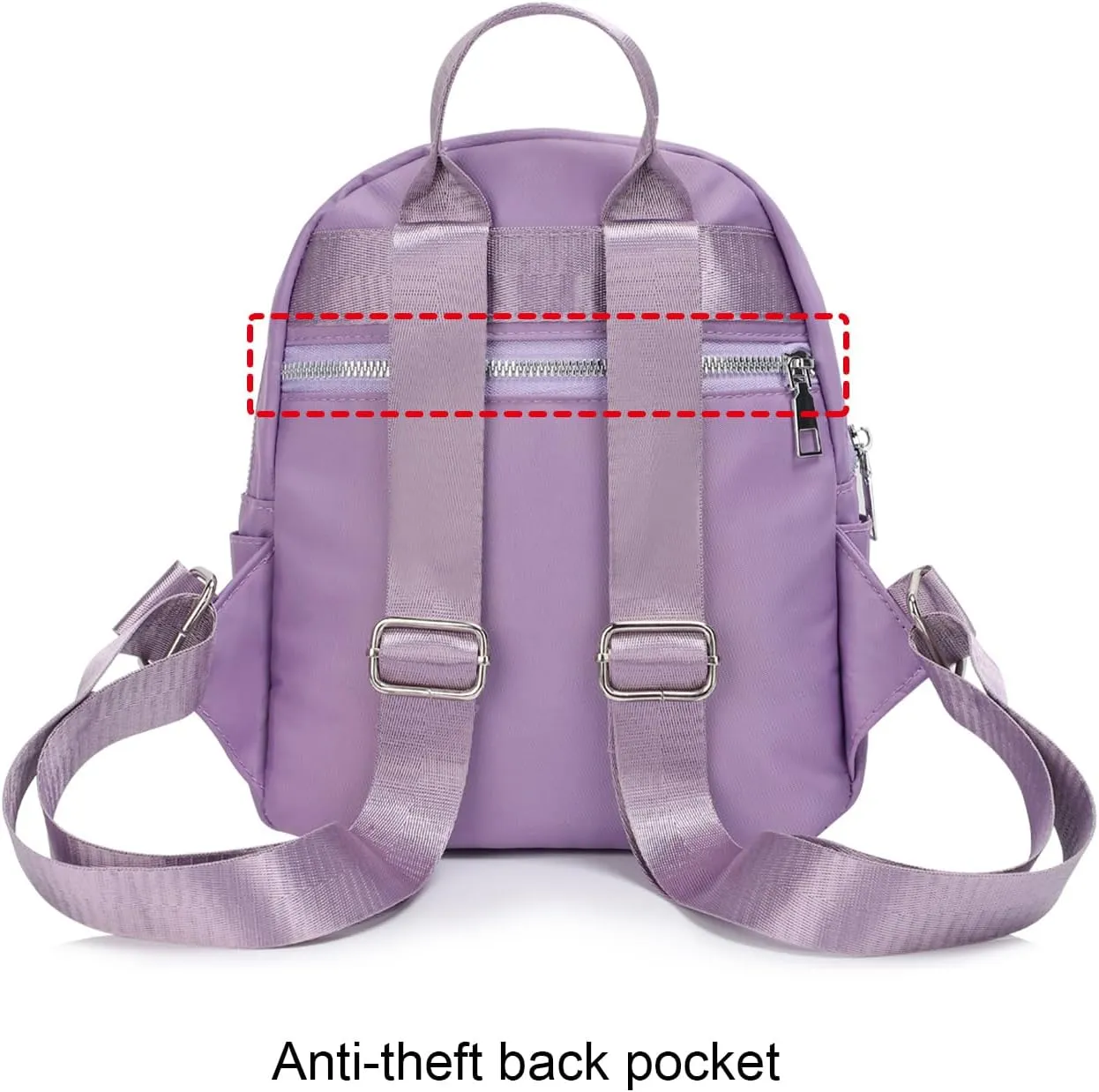 Etercycle Mini Backpack Purse for women, Small Backpack Purse, Shoulder Bag for Travel (Purple)