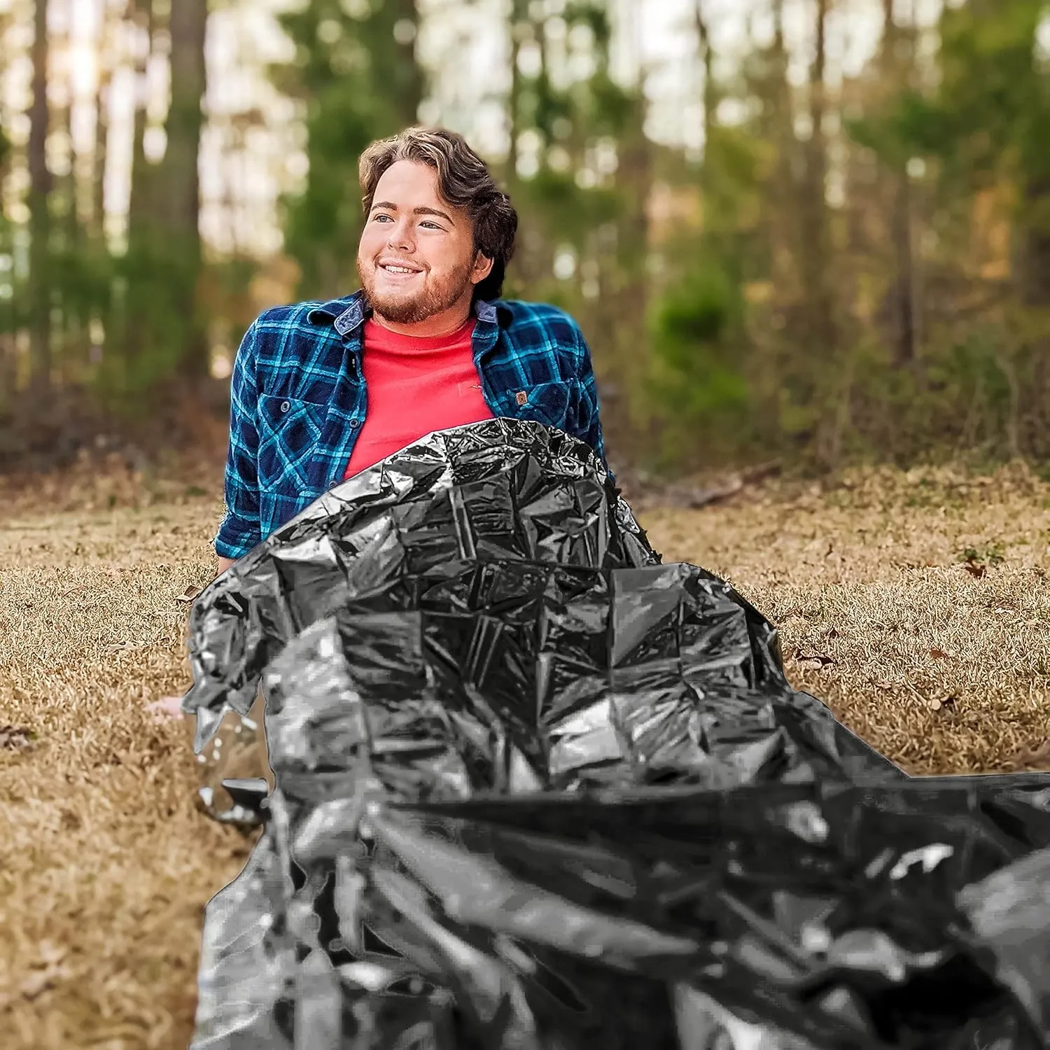 Ever Ready First Aid Mylar Rescue Blanket, Large Olive Thermal Sheet for Emergency and Survival, 54” x 84” – 20 Count