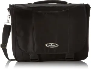 Everest Casual Laptop Briefcase, Black, One Size