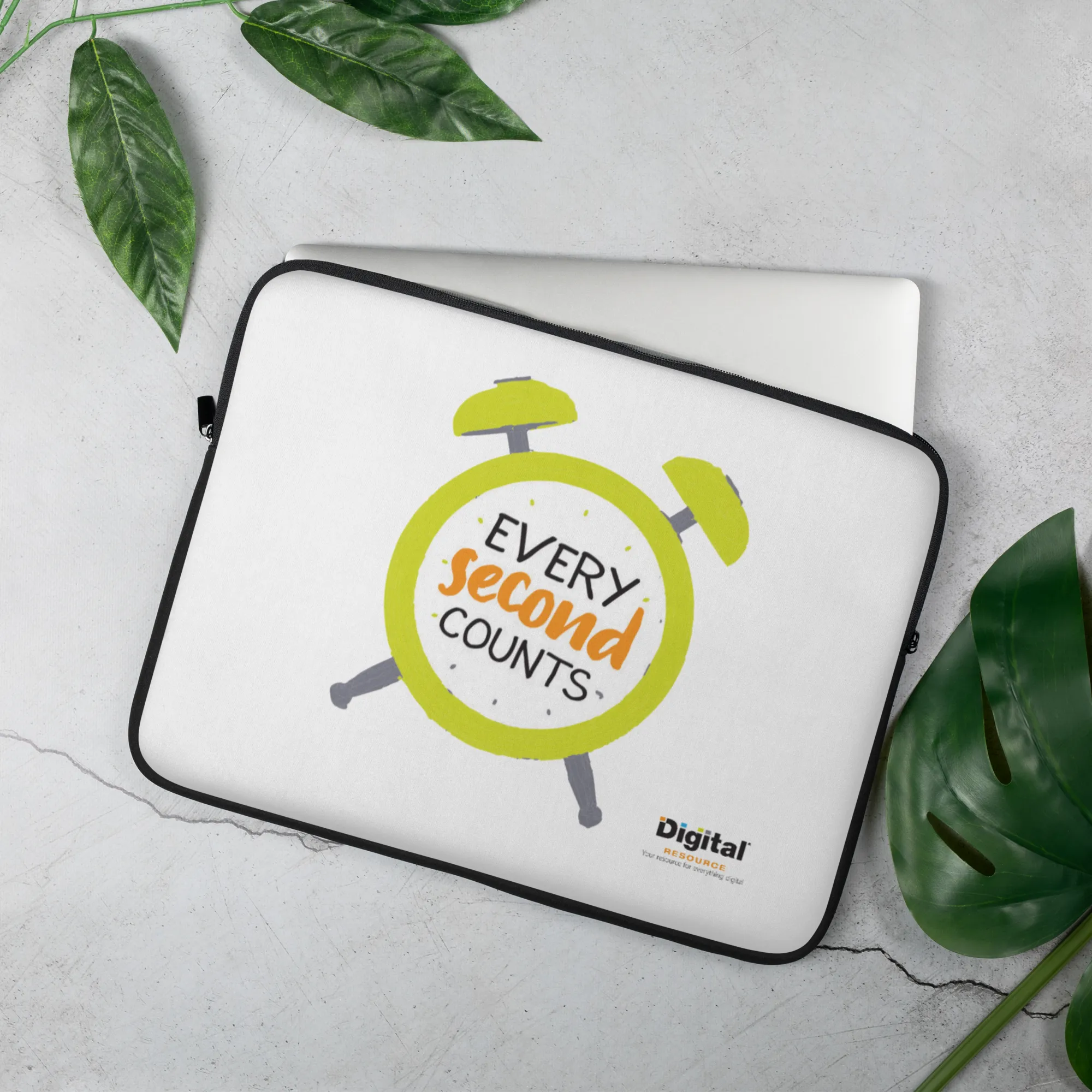 Every Second Counts Laptop Sleeve