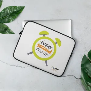 Every Second Counts Laptop Sleeve