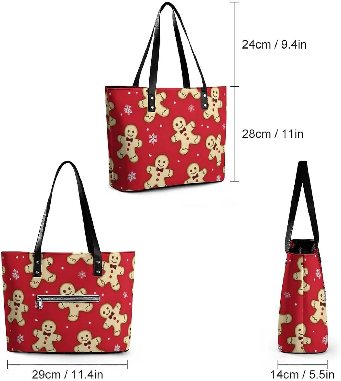 Fashionable Laptop Tote Bag For Women & Men, Large Work Commuter Bag