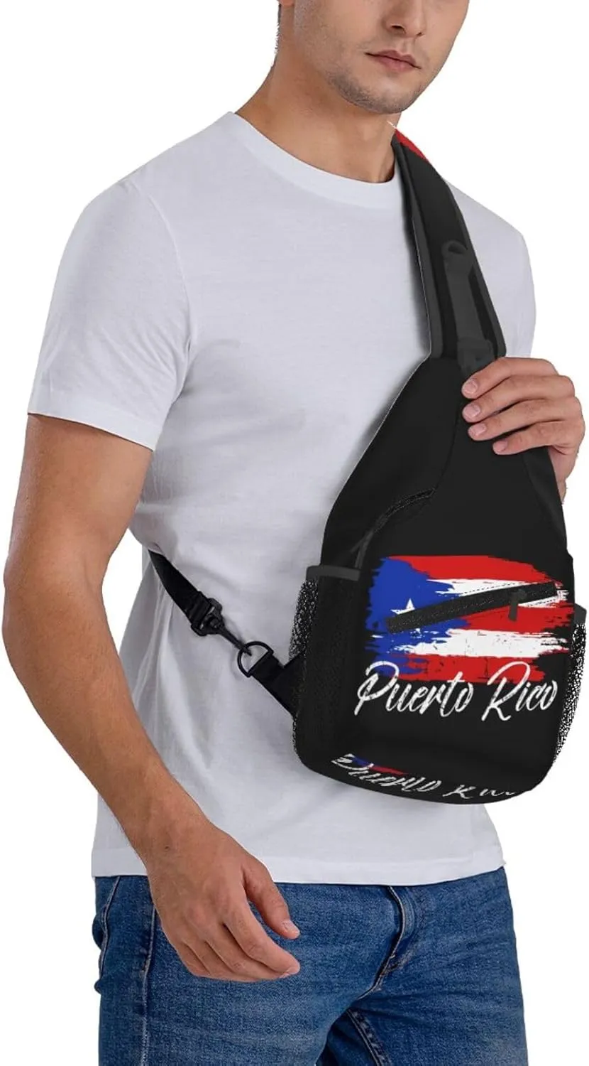 Filipino Philippine Flag Sling Bag Casual Chest Bags Adjustable Crossbody Bag Shoulder Backpack For Travel Hiking