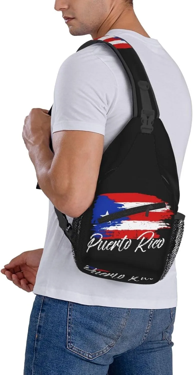 Filipino Philippine Flag Sling Bag Casual Chest Bags Adjustable Crossbody Bag Shoulder Backpack For Travel Hiking