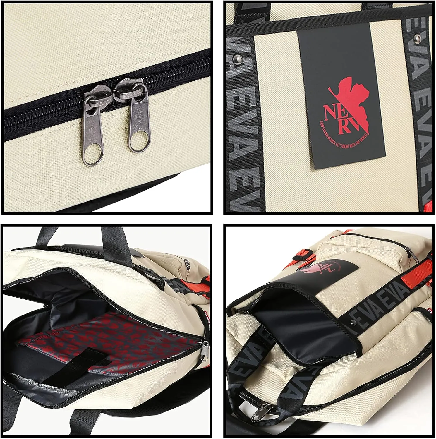 FIREFIRST Neon Genesis Evangelion Backpack 15.6” Laptop Backpacks Travel Leisure Backpack