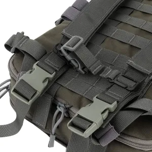 Flat Tactical MOLLE Backpack Military Multifunctional Airsoft Tool Bag Camping Bag Travel Hunting Hiking Backpack, 50*30*15com