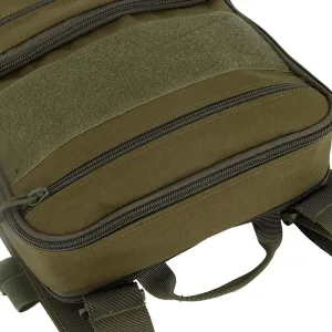 Flat Tactical MOLLE Backpack Military Multifunctional Airsoft Tool Bag Camping Bag Travel Hunting Hiking Backpack