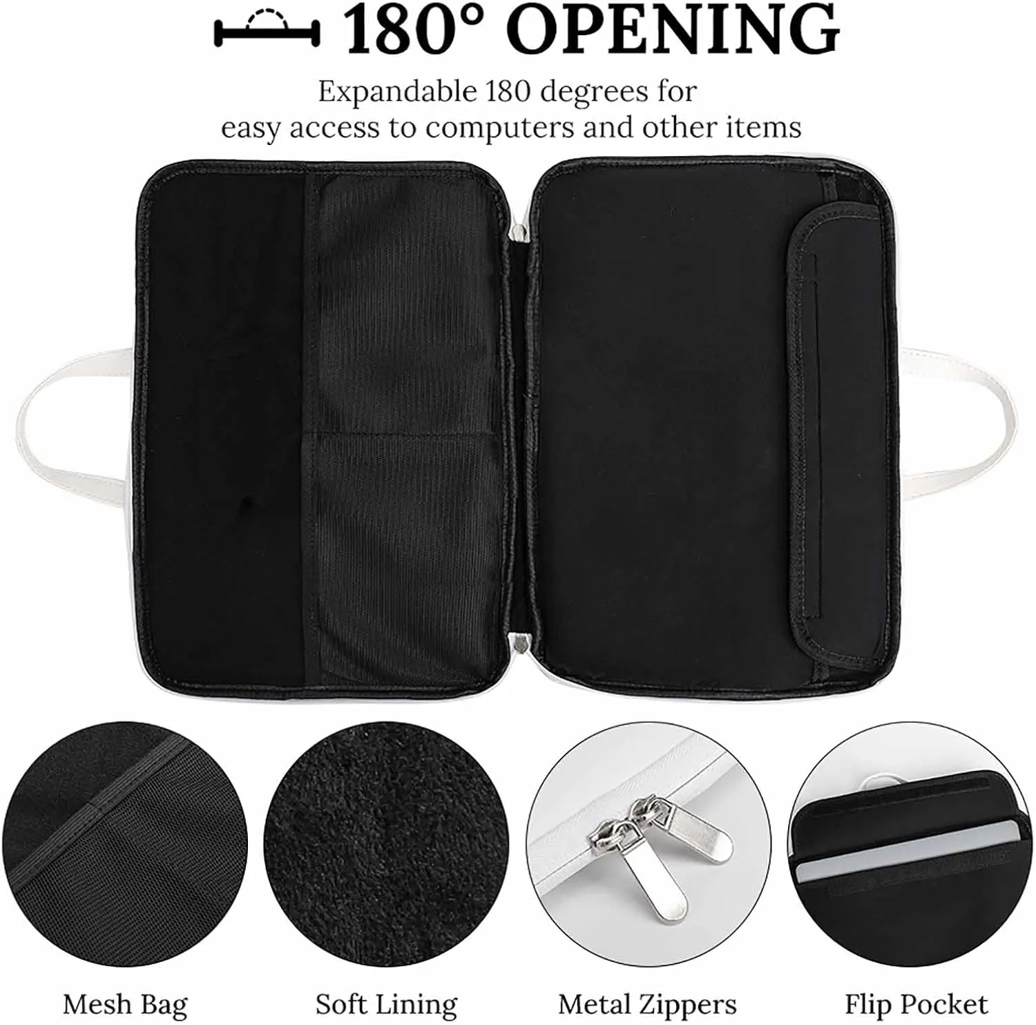 Floral Cherry Blossoms Leather Computer Bag with Multiple Sizes to Choose From, Convenient to Carry