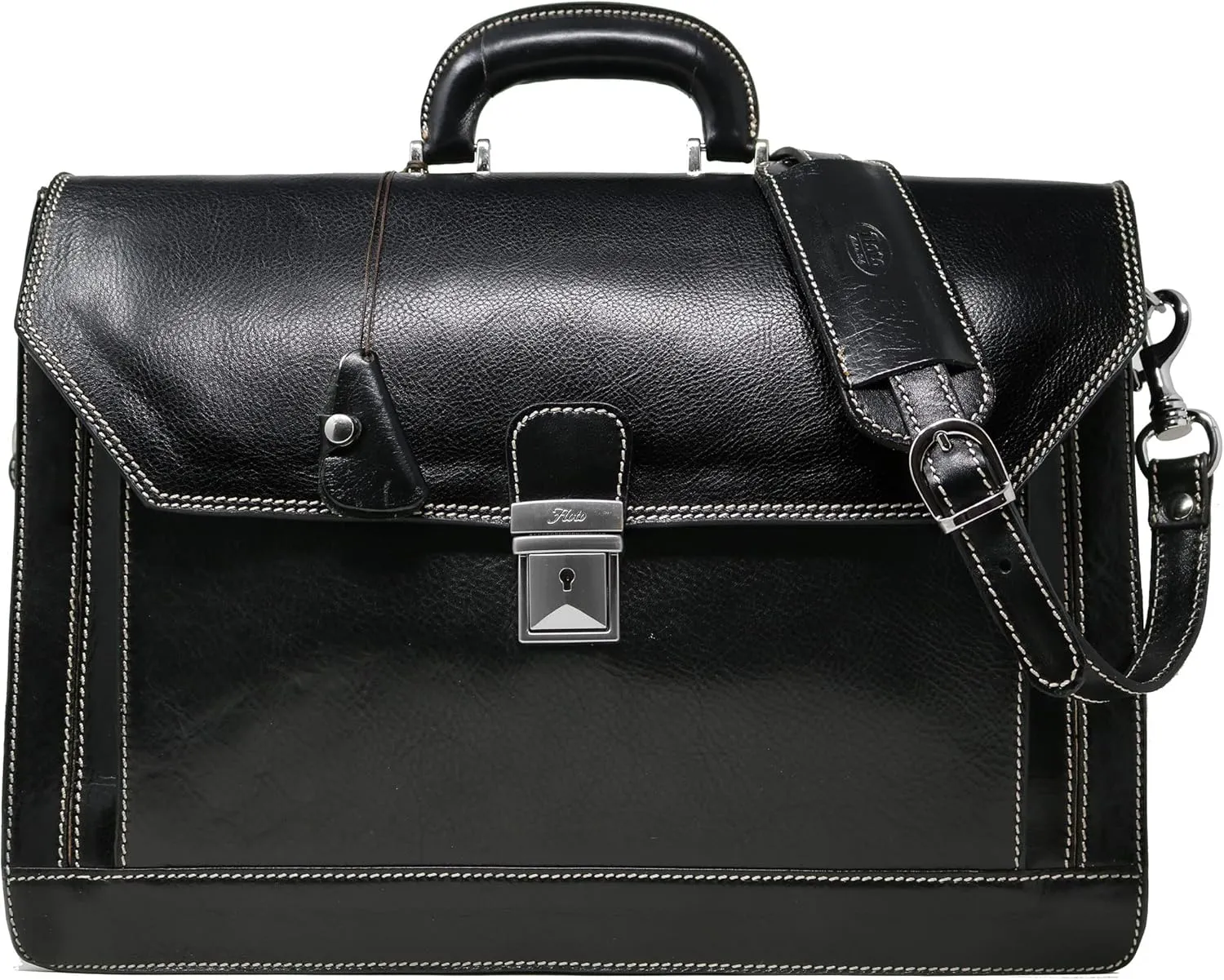 Floto Luggage Venezia Briefcase, Black, One Size