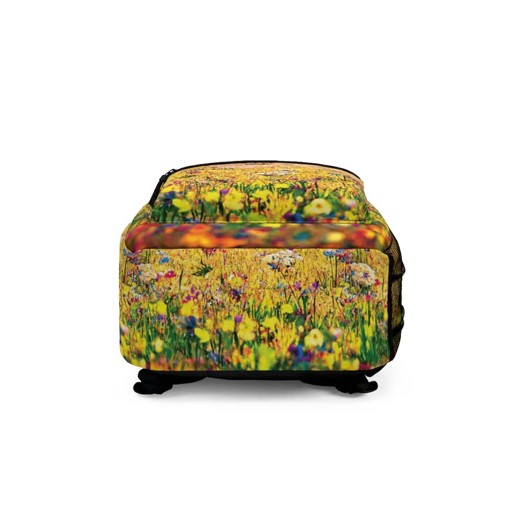 Flower Field Unisex Backpack
