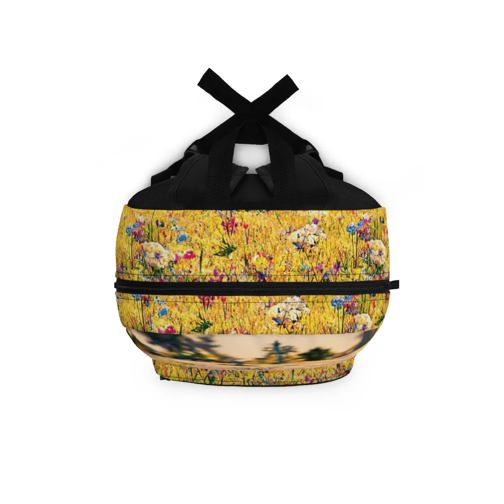 Flower Field Unisex Backpack