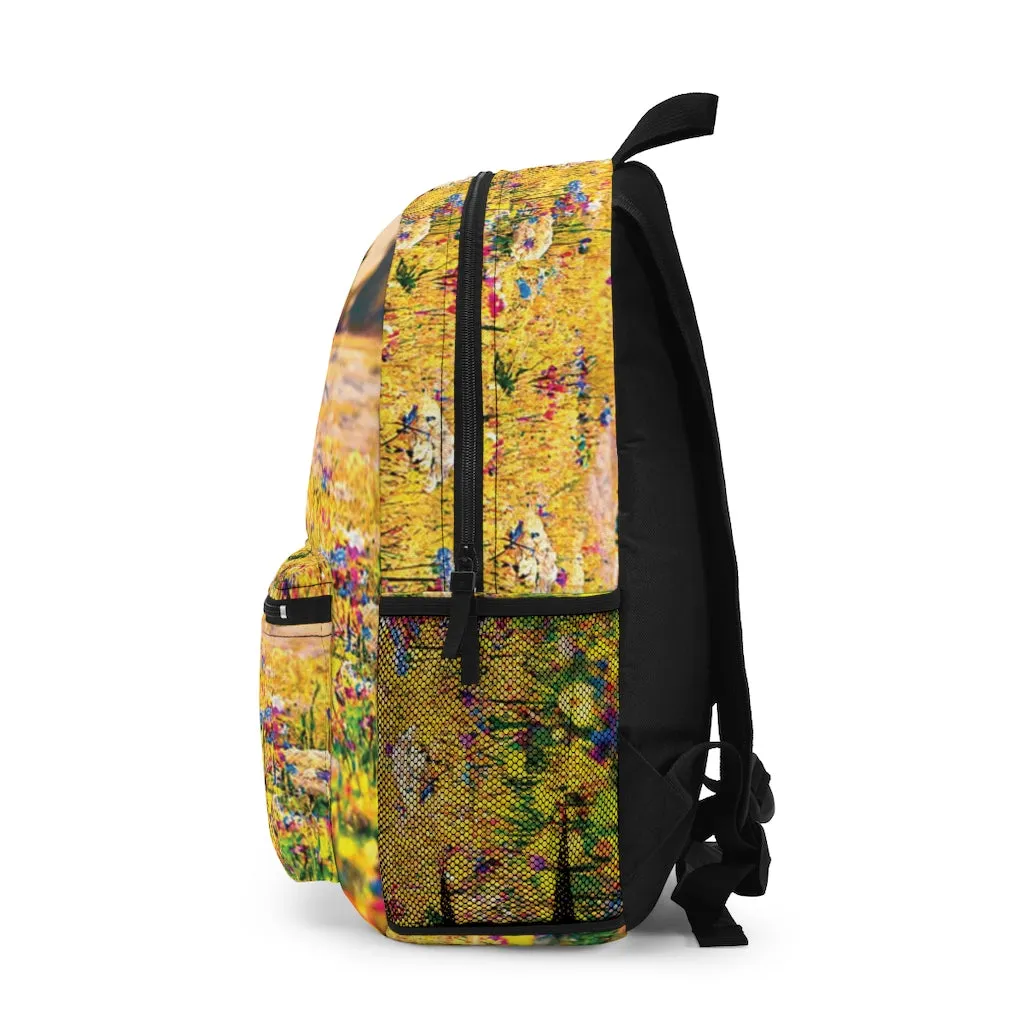 Flower Field Unisex Backpack