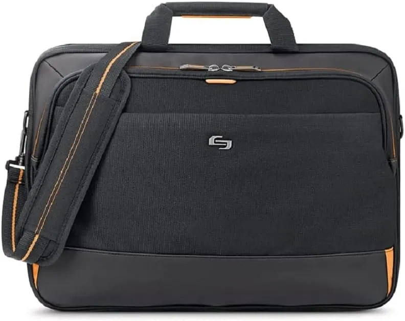 Focus 17.3 Inch Laptop Briefcase, Black