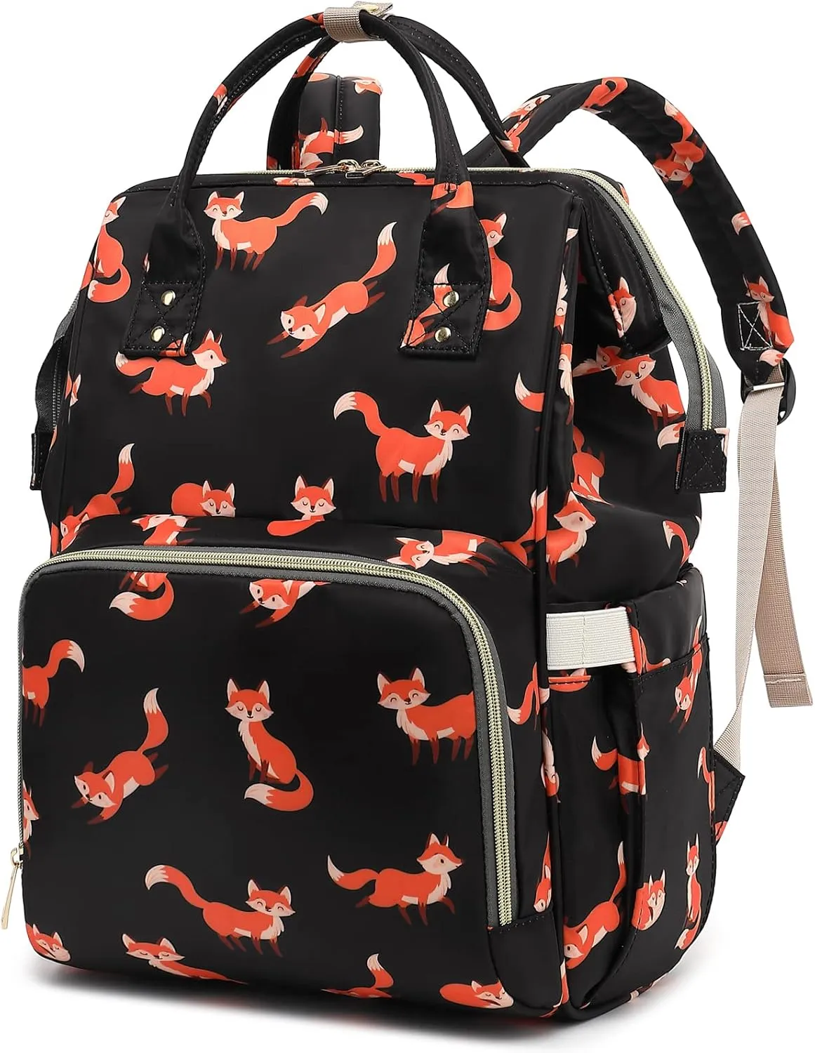 Fox Laptop Backpack for Women, College Bookbag School Backpack Work Business Travel 15.6 Inch Computer Backpacks