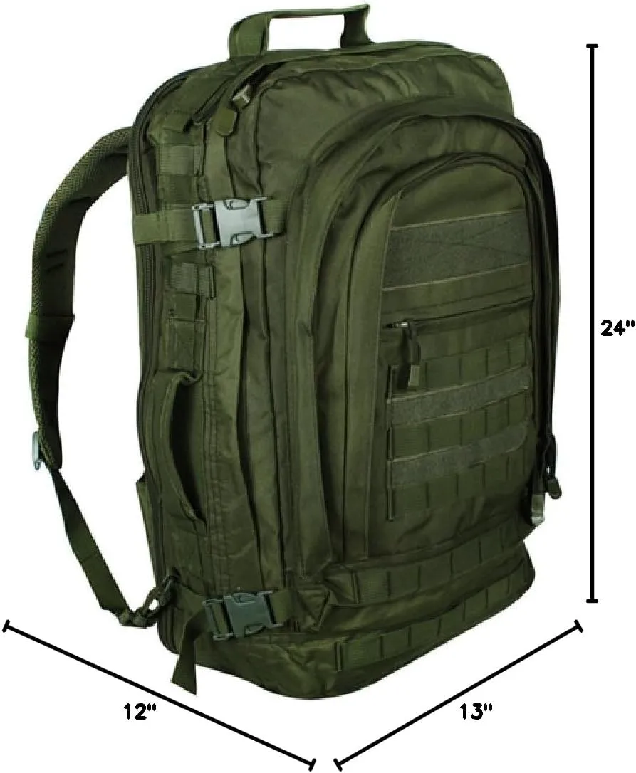 Fox Outdoor Products Jumbo Modular Field Pack, Olive Drab 12" x 13" x 24"