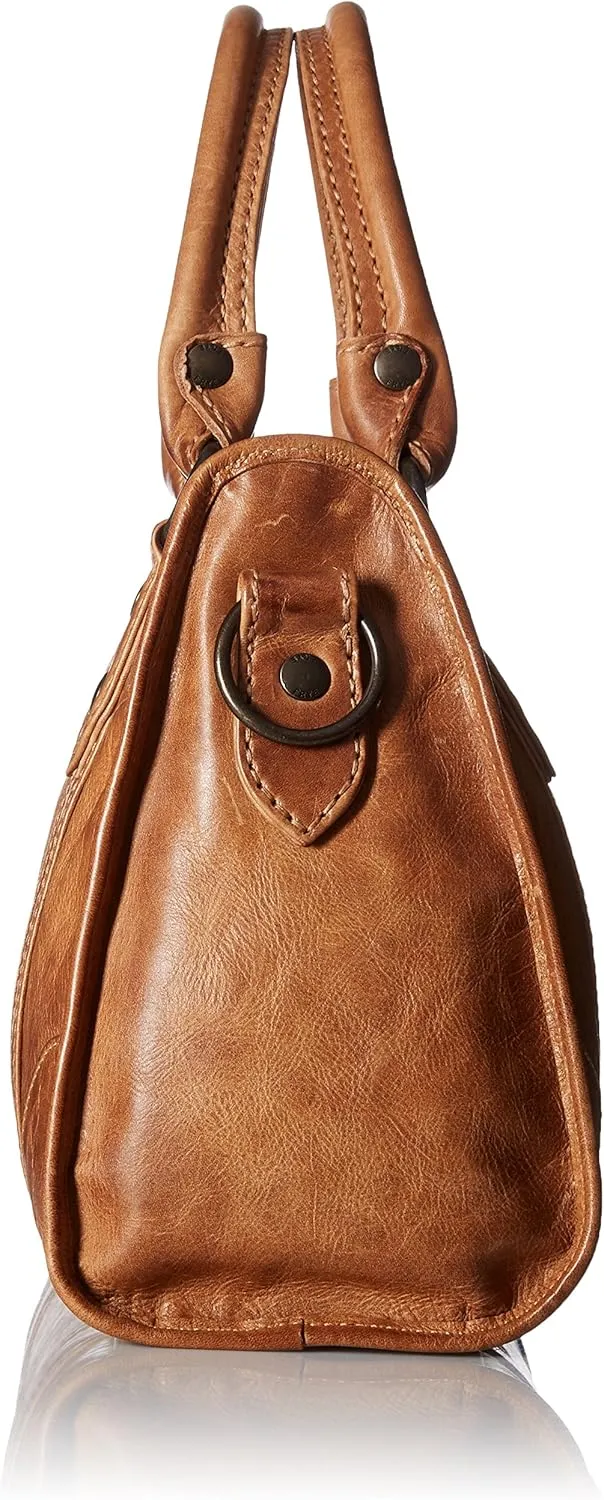 Frye Melissa Zip Satchel Leather Handbag