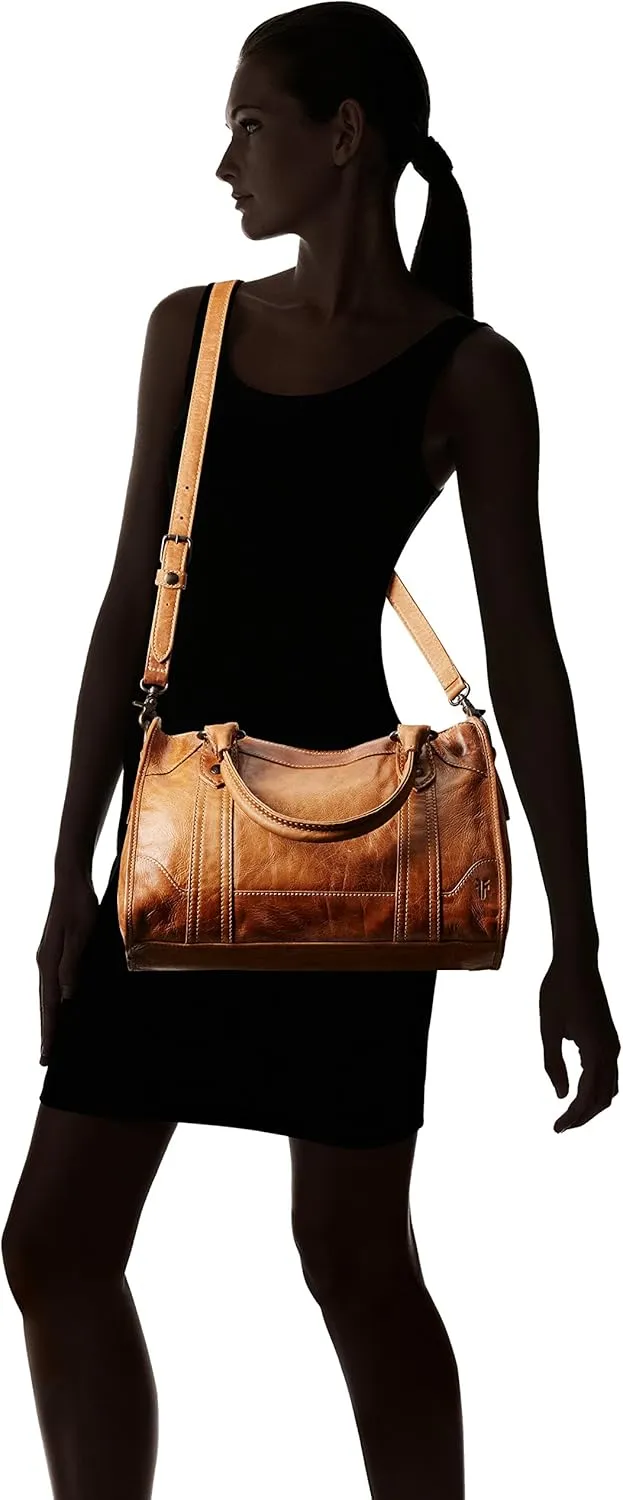 Frye Melissa Zip Satchel Leather Handbag