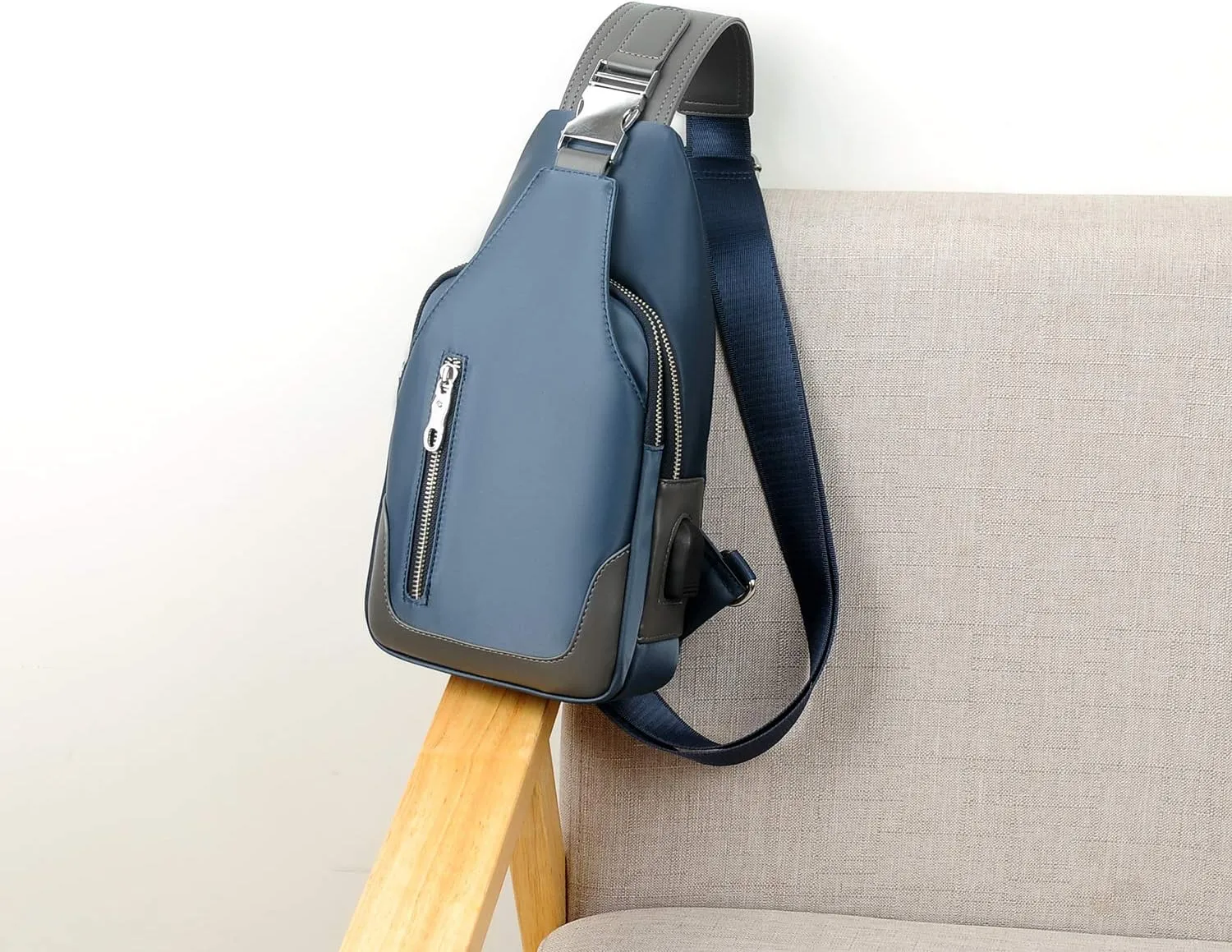 FSD.WG sling Backpack for Men Chest Bag Crossbody Shoulder Bags Travel Bag Waterproof Durable Purse