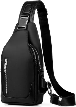 FSD.WG sling Backpack for Men Chest Bag Crossbody Shoulder Bags Travel Bag Waterproof Durable Purse