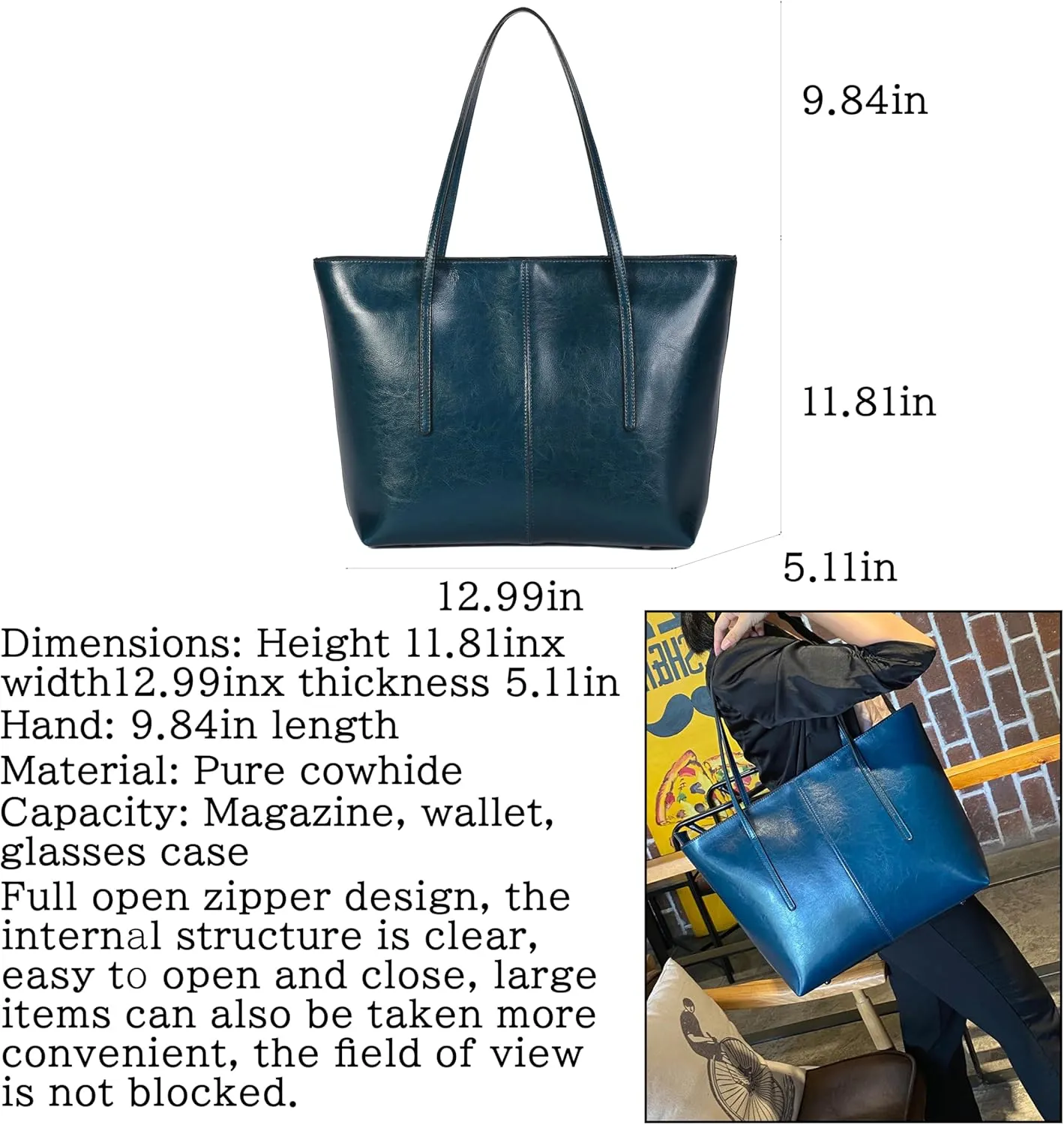 FSDWG Women Fashion Handbags Wallet Tote Bag Shoulder Bag Top Handle Satchel Purse