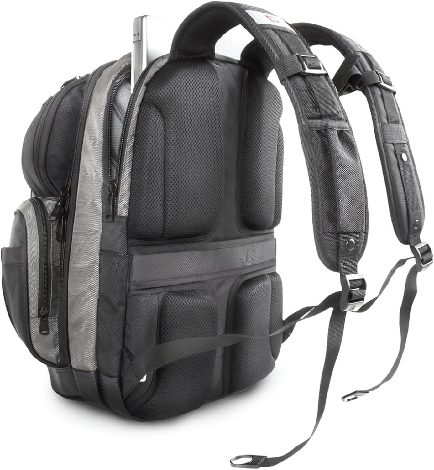 FUL Big Easy 17 Inch Sleeve Laptop Backpack, Padded Computer Bag for Commute or Travel, Black