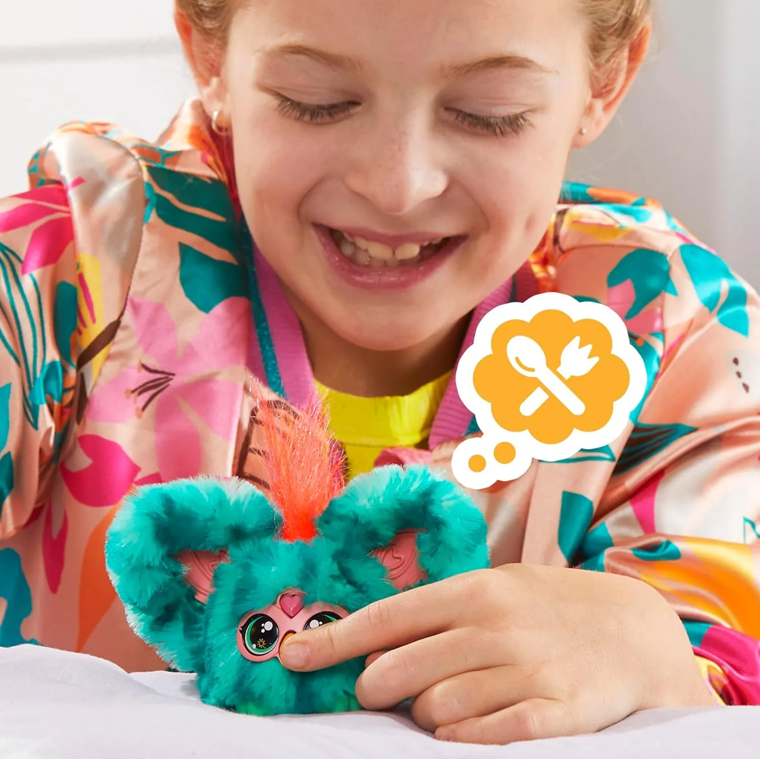 Furby Furblets 2-Pack, Mini Friends Luv-Lee & Mello-Nee, 45  Sounds Each, Music & Furbish Phrases, Electronic Plush Toys, Red/Green & Purple/Blue, Ages 6  (Amazon Exclusive)