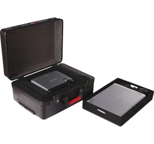 Gator GAV-LTOFFICETSA Case w/Removable Laptop Tray Wheels & Tow Handle