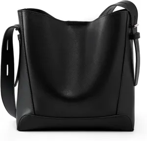 Genuine Leather Women's Bag Crossbody Bag One Shoulder Large Capacity Bucket Bag