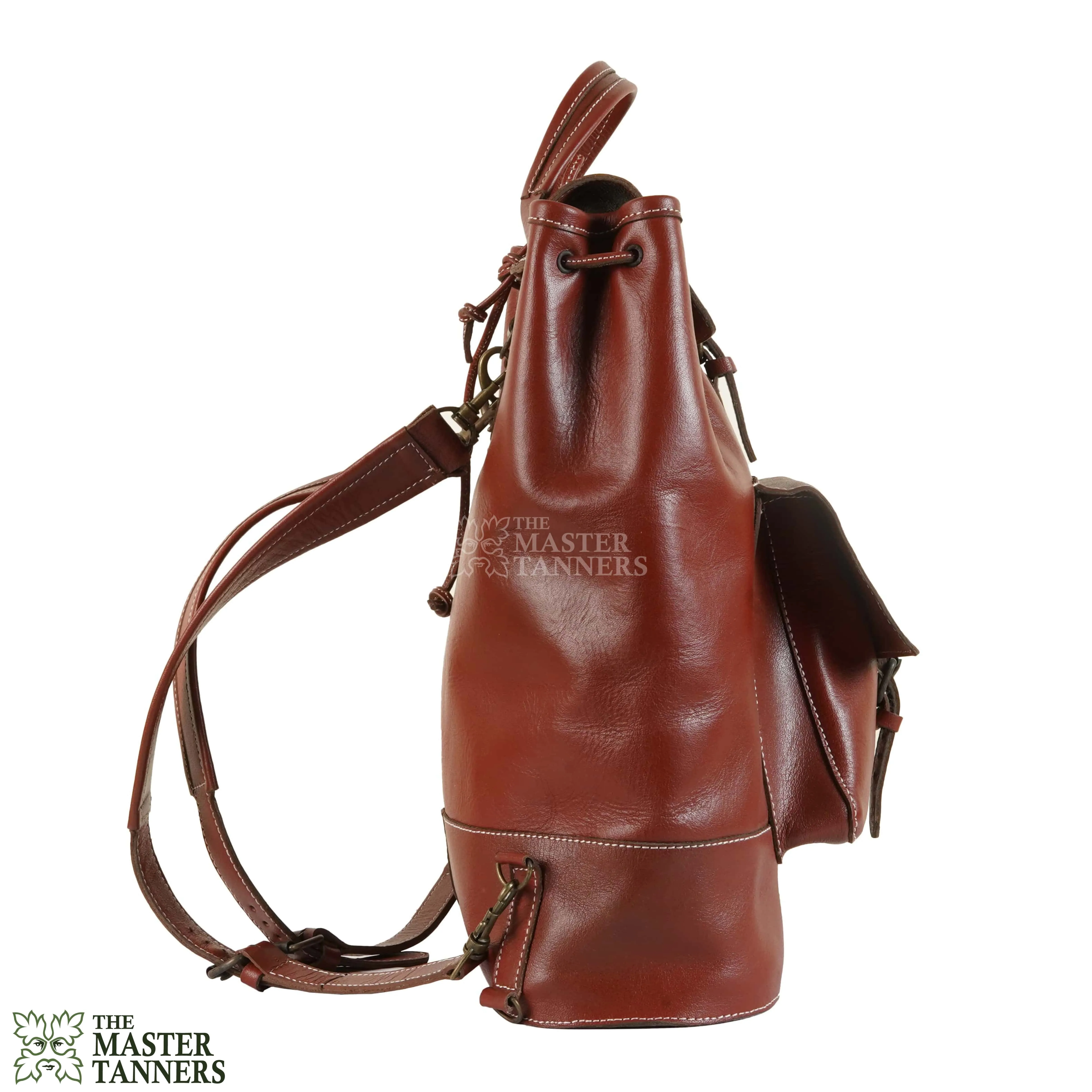Genuine Mens Leather Backpack