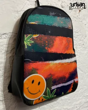 Go Green Faux Leather D Backpack