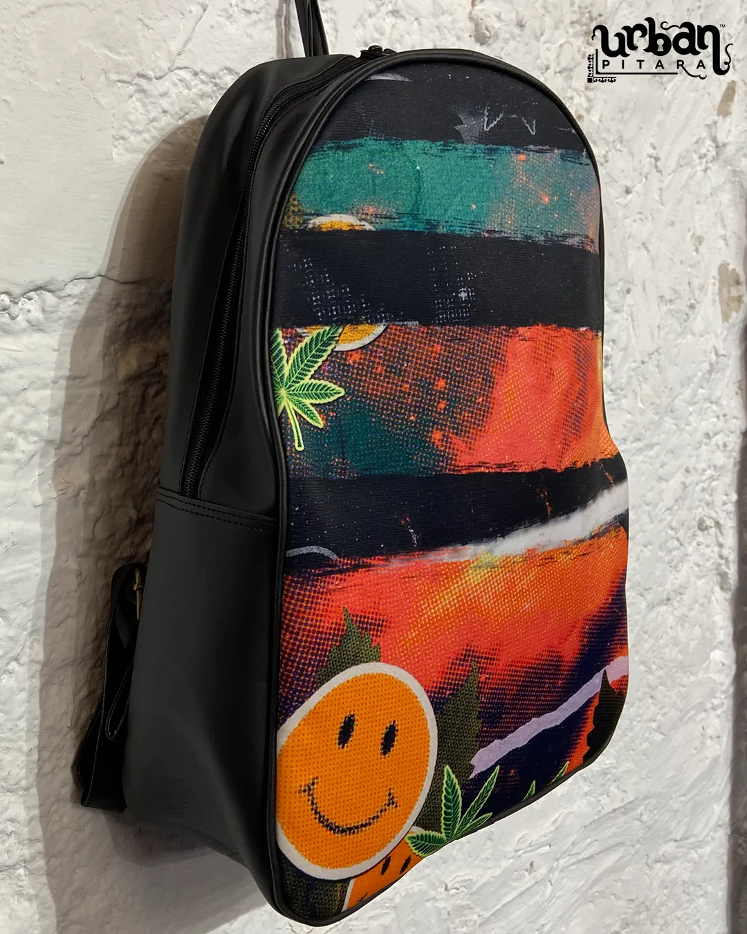 Go Green Faux Leather D Backpack