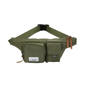 Gold Sports Running Bag Multifunctional Pockets Chest Bags Hiking Climbing Keychain Mobile Phone Bag Men