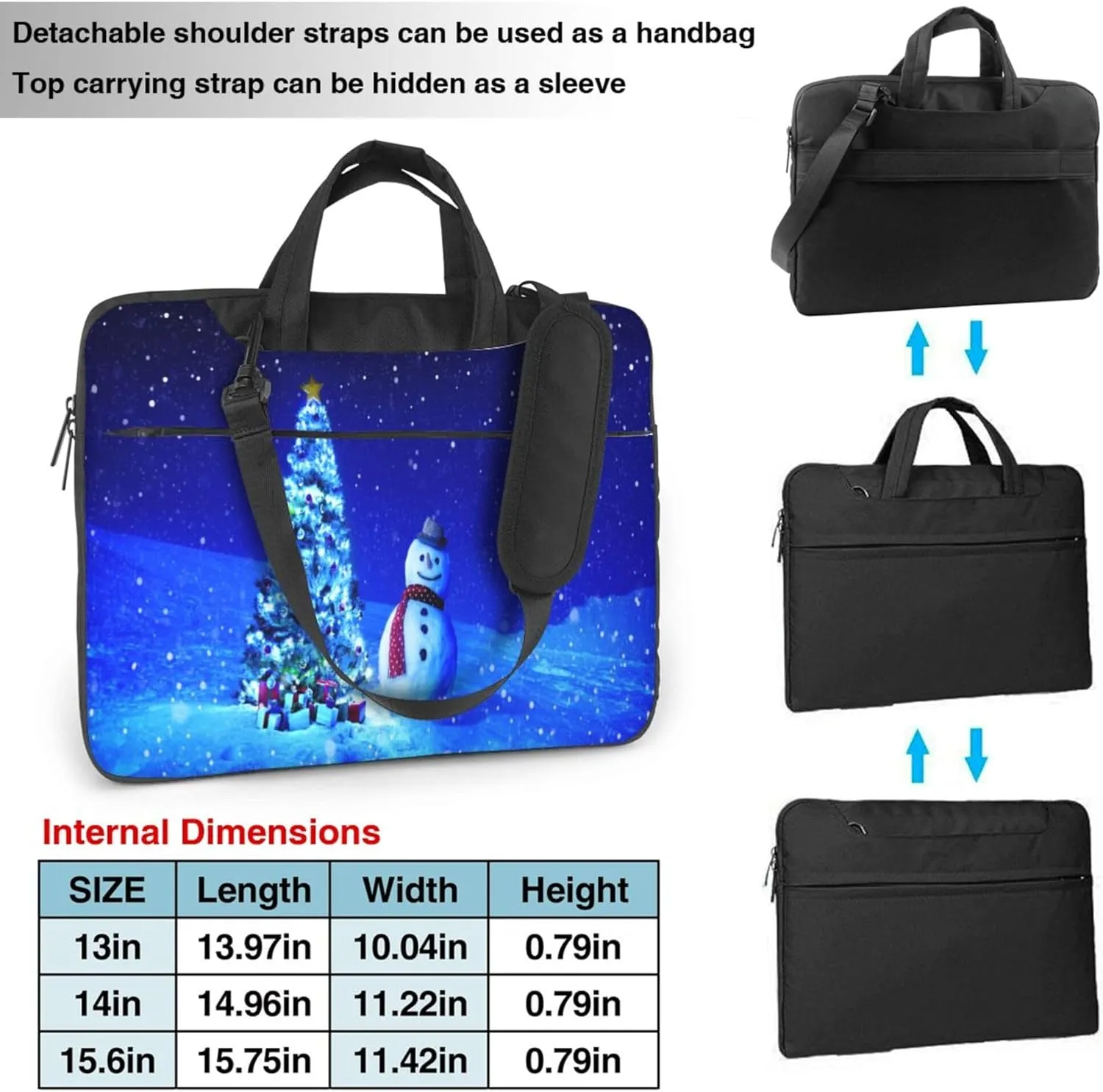 Golden Retrievers Laptop Shoulder Bag ​for Men Women, Computer Carrying Case Messenger Bag with Strap