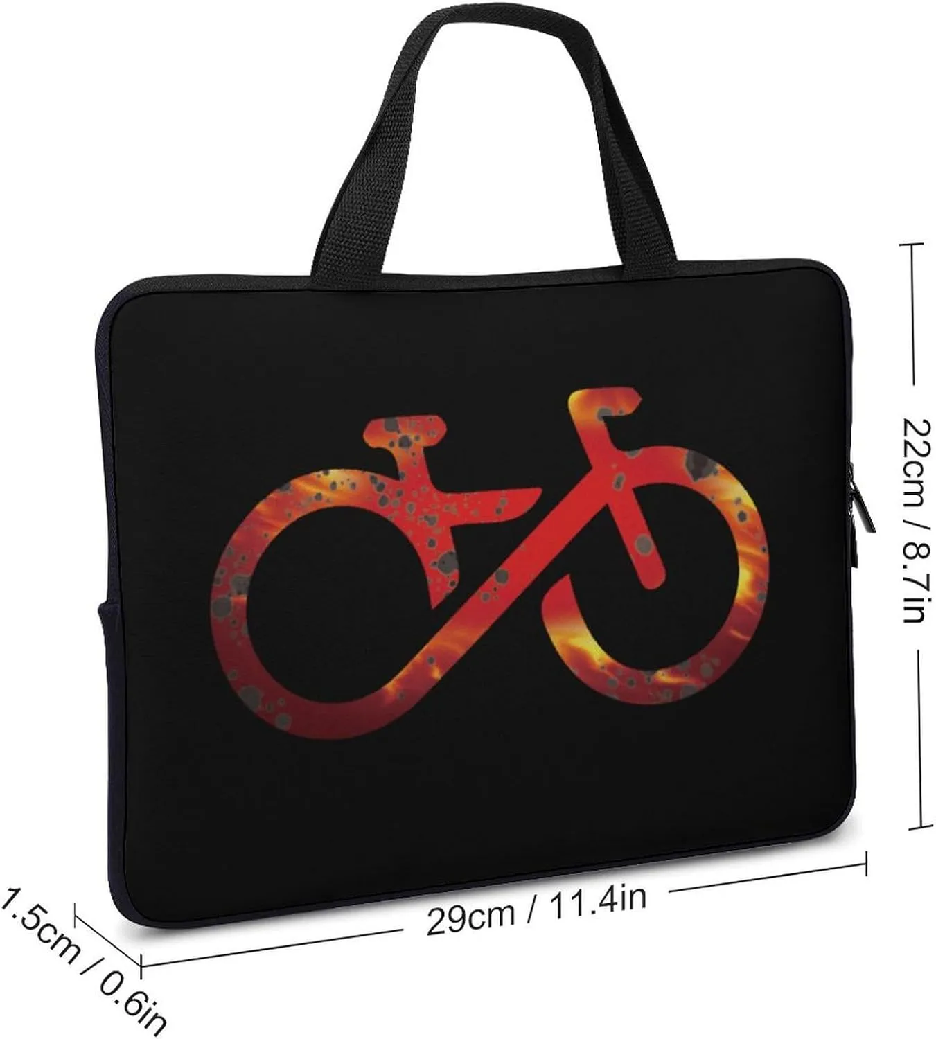 Got Dirt Bike Laptop Sleeve Portable Waterproof Computer Bag Pouch Handbag Protective Sleeve