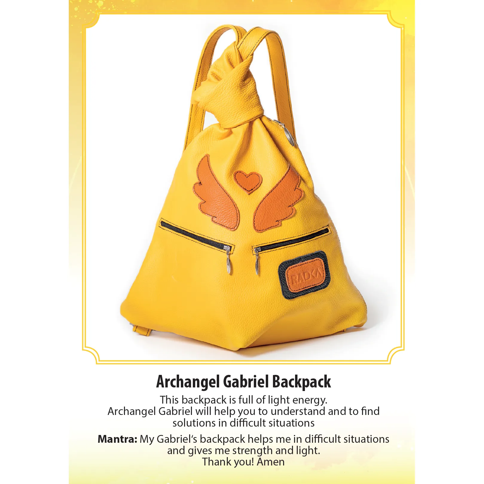 Guardian Angel Leather Backpacks – Strength, Protection & Purpose
